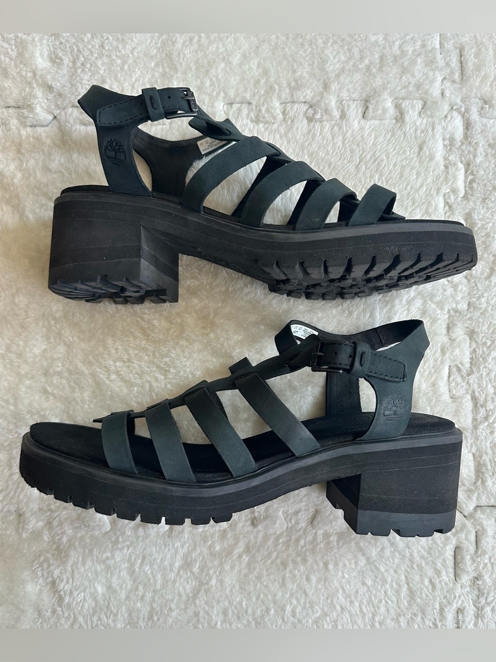 Timberland Black Violet Marsh Fisherman Sandals, US 10
